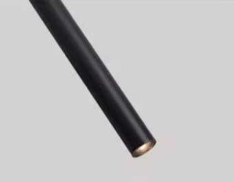 AHUJA INTERNATIONAL Modern Ceiling Long Tube Cylindrical Spotlight 12W Hanging Pendant Light Adjustable Height Lighting Fixture for Kitchen Dinning Room 600 mm, Warm White