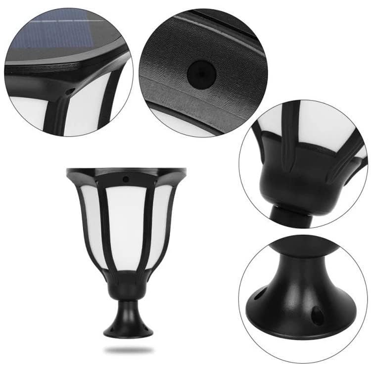 Ahuja International Solar Lights Outdoor Waterproof Dancing Fire Mashaal Flame Light, Wall Mount 3 Option to Install Landscape Lighting Dusk to Dawn Auto On/Off Security Torches