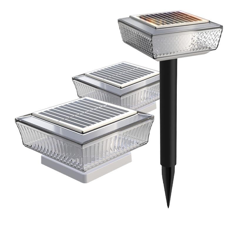 Ahuja International Crystal Glow Solar Pathway Light Solar Garden Spike Light Outdoor, Pathway, Home Decor, Waterproof, Decorative, Spike Light, Warm White