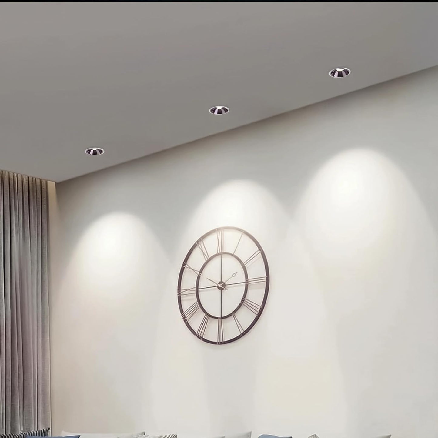 AHUJA INTERNATIONAL Ceiling Recessed Surface Round Down Cob Light 12 Watts, Energy Efficient Spot Focus Cob False Light 2-Year Warranty - 75 mm Cut Out, Natural White