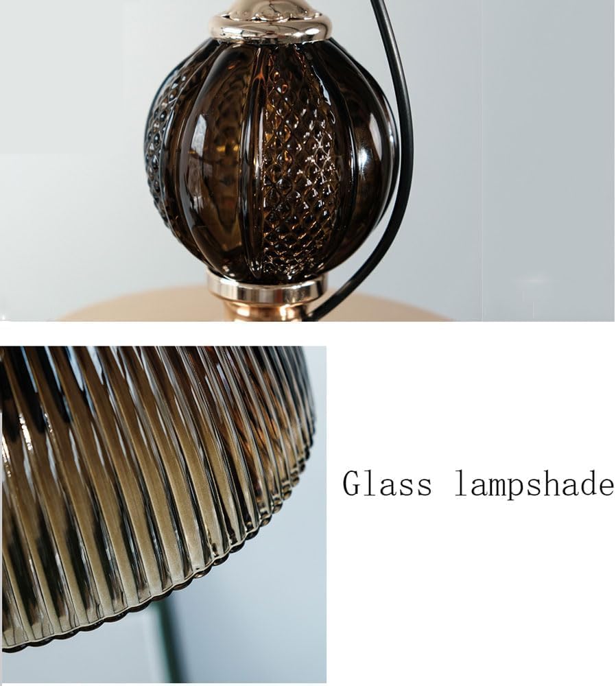 Creative Gradient Dark Green Ball Pendant Light Fixtures,Glass Art Ceiling Chandelier Lamp,Hanging Light Fixture of Bedroom Bedside Dining Room Living Room INTERNATIONAL
