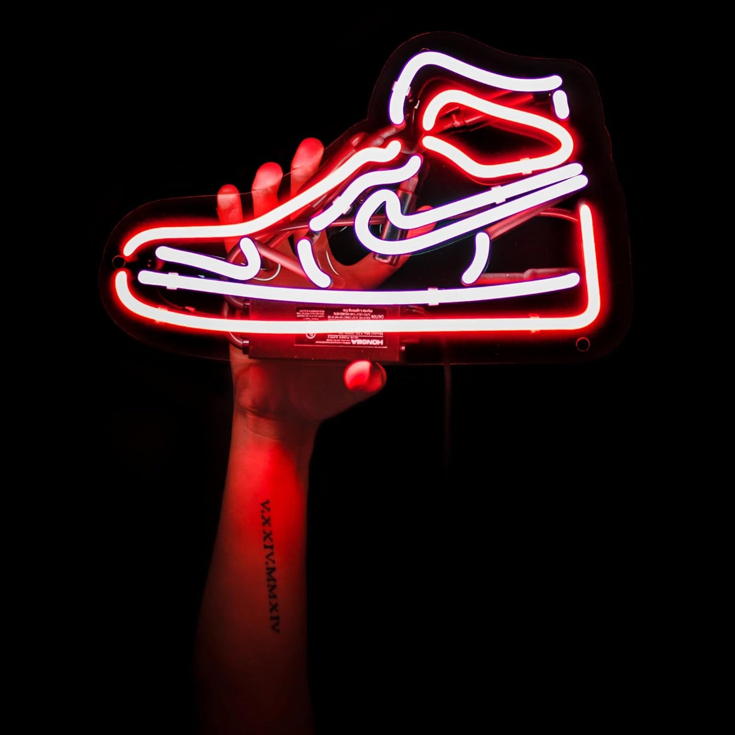 Ahuja Interntional Nikee Shoe Neon Sign, Shoe Neon Sign, Sneakerhead, Airr Jordann Customized NEON Sign, Home Decor, Kids Room, Party, Cafe (Mini Sign)