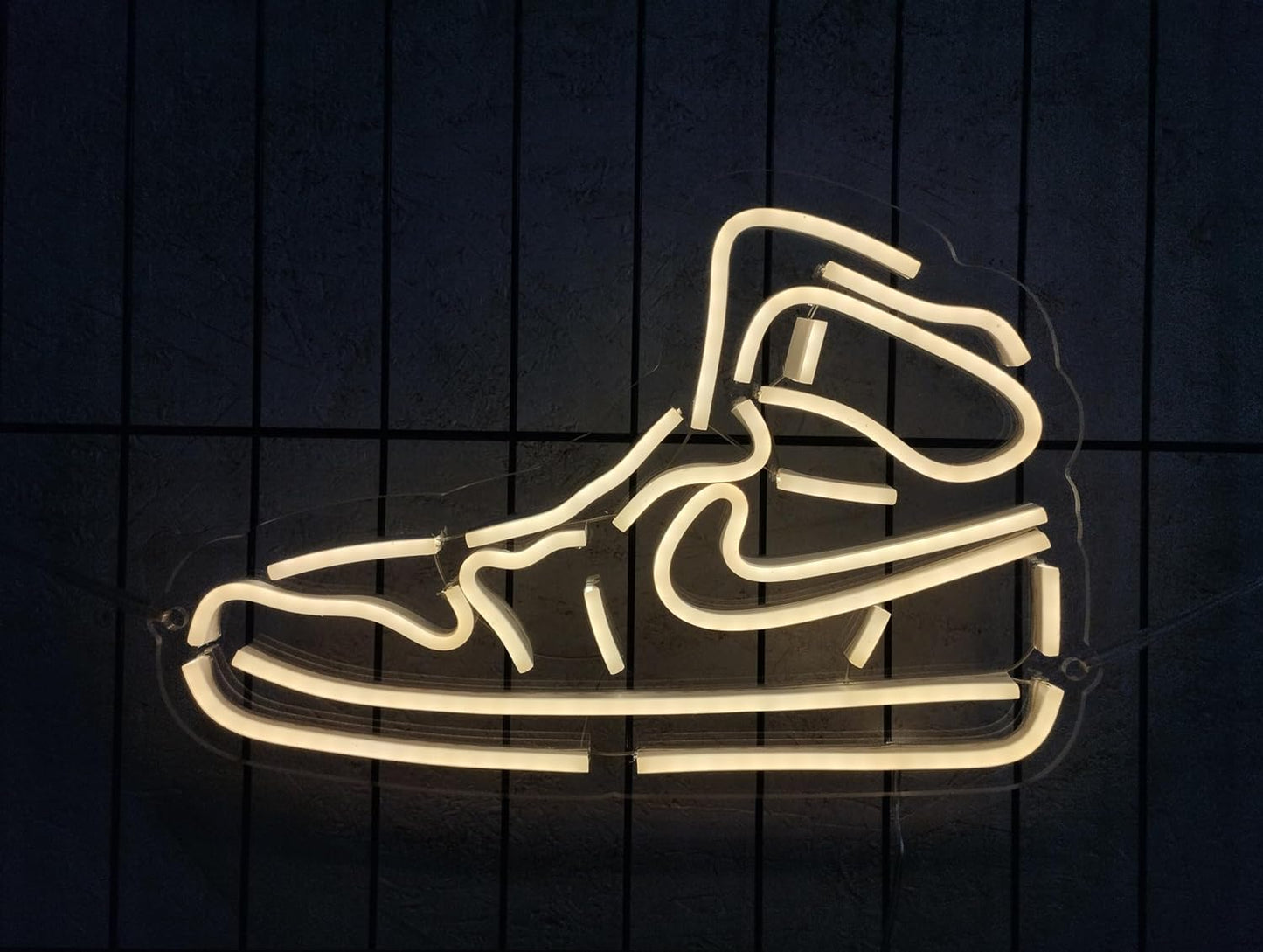 Ahuja Interntional Nikee Shoe Neon Sign, Shoe Neon Sign, Sneakerhead, Airr Jordann Customized NEON Sign, Home Decor, Kids Room, Party, Cafe (Mini Sign)