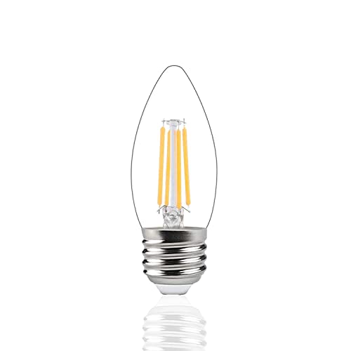 AHUJA INTERNATIONAL Vintage LED Light Candle Bulb E27 Base Warm White 4W