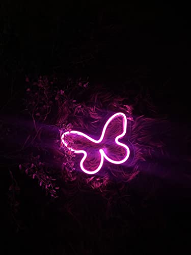AHUJA INTERNATIONAL BUTTERFLY LED NEON SIGN CUSTOMIZED NEON SIGN, HOME DECOR, KIDS ROOM, PARTY, CAFE