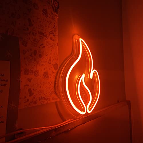 AHUJA INTERNATIONAL FIRE/HOT LED NEON Sign Perfect Customized NEON Sign Gift, Home Decor, Kids Room, Party, CAFÉ