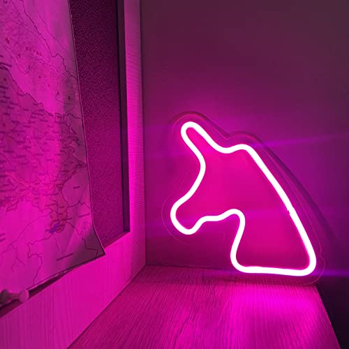 AHUJA INTERNATIONAL Unicorn LED NEON Sign Customized NEON Perfect for Gift, Night LAMP, Home Decor, Cafe, Room, Kids