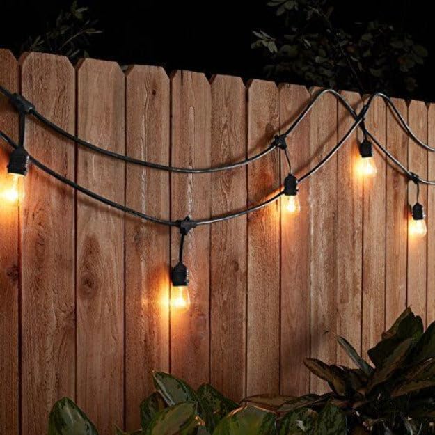 AHUJA INTERNATIONAL Waterproof Outdoor String Lights, Indoor/Outdoor,Patio,Backyard, Porch 33Ft/20 Holders Heavy Duty (10 M)