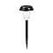 Ahuja International Modern Solar Garden Lights 5W for Outside Solar Outdoor Lights Auto On/Off Landscape Lighting for Yard Garden Pathway Walkway Solar Powered Ground Plug-in Warm White Lamp