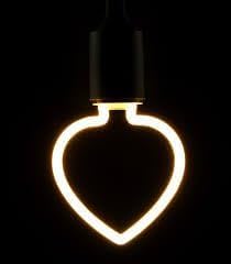AHUJA INTERNATIONAL 4W Edison Filament Decorative Neon Shape Bulb Vintage Designer Bulb for Home Decor, Cafe, Restaurant, Bedroom, Living Room Energy Efficient,Warm White Model C Pack of 1