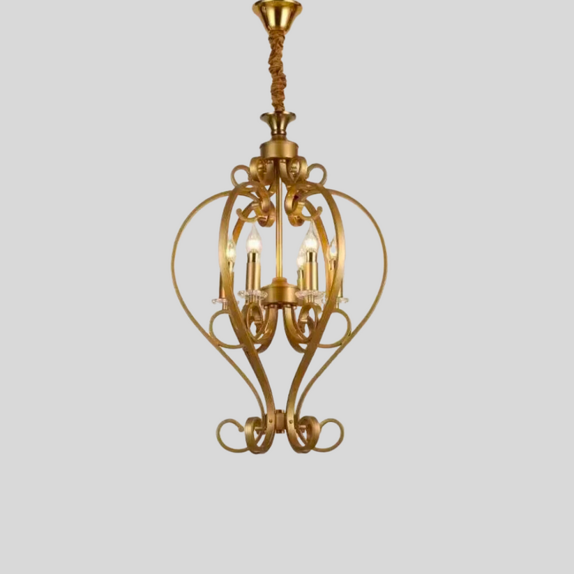 Ahuja international Antique Gold Climber Hanging Light