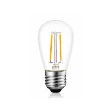 Ahuja International Vintage S14 Decorative Bulb for Outdoor Patio Lights, Shatterproof, Non- Breakable 1 Watt Bulb for cafe, restaurants, hotels, home,office Lighting, E27 Base, Warm White Pack of 1