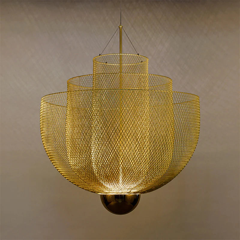 Ahuja International Mesh Chandelier Light