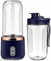 Ahuja International Portable Blender for Smoothies Juices 400ML Compact Jar Soft Fruits 40W Motor Crushes Ice Auto-Stop After 40s 1500mAh Juicer Built-in Jar Rechargeable Mini Blender Bottle Mixer