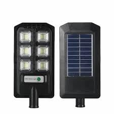 Ahuja International Modern Solar Street Dust-Resistant Light with Motion Sensor 3 Warking Mode 50W Remote Control Road Parks Security for Use,Wall,Yard,Garage,Garden, Home Waterproof Night Spotlight