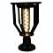 AHUJA INTERNATIONAL Modern Creative Outdoor Waterproof ABS Post Light Solar Garden Gate Wall Lamp for Home Villa Hotel Courtyard Porch Pathway Garden Light.
