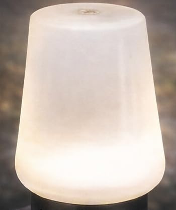 AHUJA INTERNATIONAL Garden Gate Light 7W Outdoor Pillar Light Fence Column Plastic Shell with Glass Exterior Post Lamp Suitable for Courtyard, Terrace, Balcony Gate Light Warm White , Size 320mm