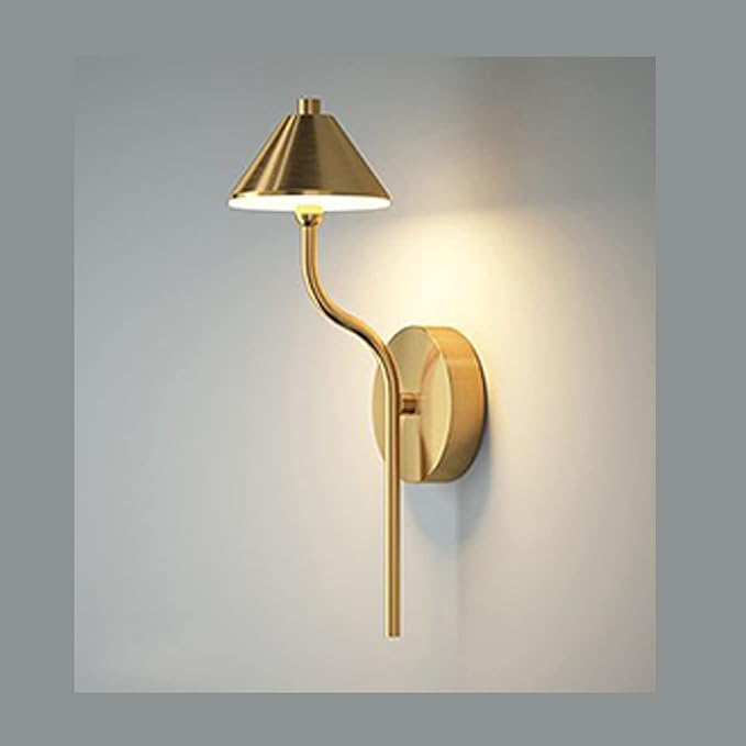 AHUJA INTERNATIONAL Modern Long Mushroom Umbrella Design Wall Lamp 12W Light Fixture for Living Room, Bedroom, Café & Home Décor Wall Lamp White,Warm & Natural White