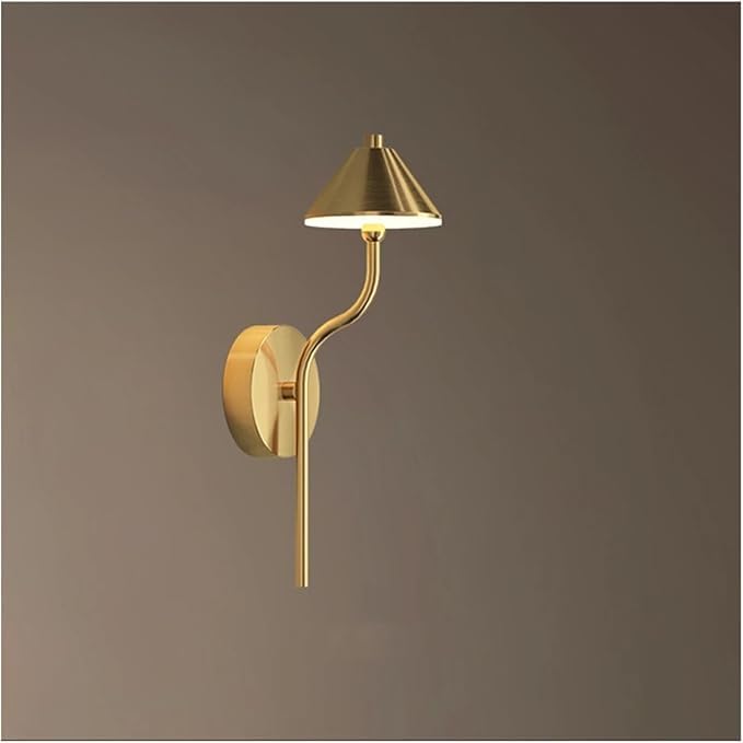 AHUJA INTERNATIONAL Modern Long Mushroom Umbrella Design Wall Lamp 12W Light Fixture for Living Room, Bedroom, Café & Home Décor Wall Lamp White,Warm & Natural White