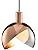 Ahuja International Modern Globe Pendant Light Nordic -Style Metal Glass Chandelier, Creative Personality Pendant Light Lampshade, E27 Snail Mouth Single Hanging Lamp, Bedroom Bedside Decoration Lighting Fixtures, Flush Mount Ceiling Lamp (GOLD/ROSE GOLD)