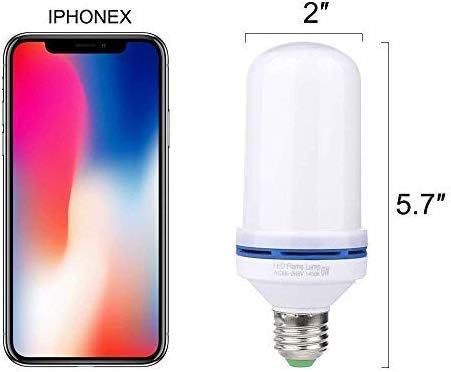 AHUJA INTERNATIONAL Flickering 3 modes E27 Type Bulb Decorative Light for Table wall lamp hanging light (Warm White)