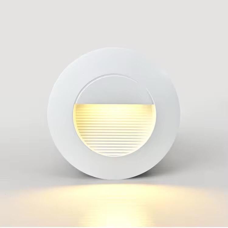 AHUJA INTERNATIONAL Foot Light Wall Light Recessed Wall Light for Indoor Step Lighting with 3W Integrated, Die-cast Aluminum Stair Railing Post Accenting Fixtures (2Year Warranty)