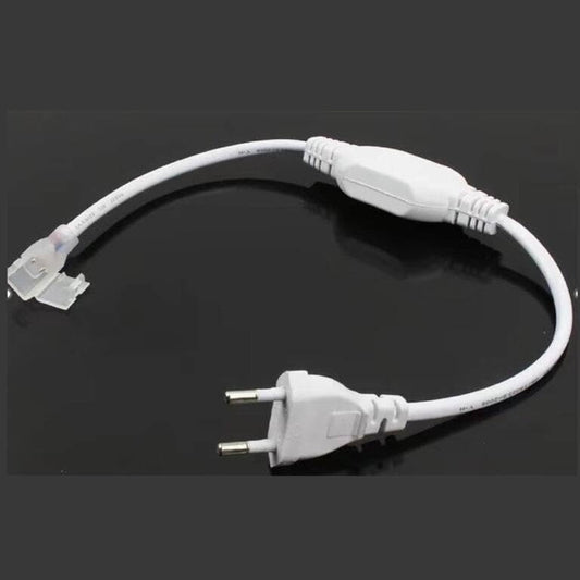 Ahuja International SMD Rope Light Connector 220V Rope Light 2 Pin 6mm Connector Plug for Flexible Strip & Tape Rope Lights Connector (Pack of 2)
