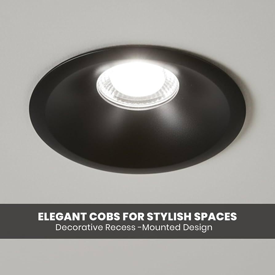 AHUJA INTERNATIONAL Premium Cob Spot Cabinet Ceiling Rose Gold ReflectorLight, Optical Cob, Elegant Spaces with The Brilliance and Beauty of The All-New Premium Cob Light
