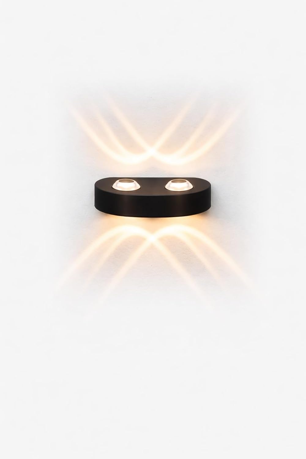 AHUJA INTERNATIONAL Modern Black Aluminium Wall Light Fixture for Waterproof Outdoor Wall Lamp for Garden, Balcony, Patio, Corridor & Home Decor Wall Light