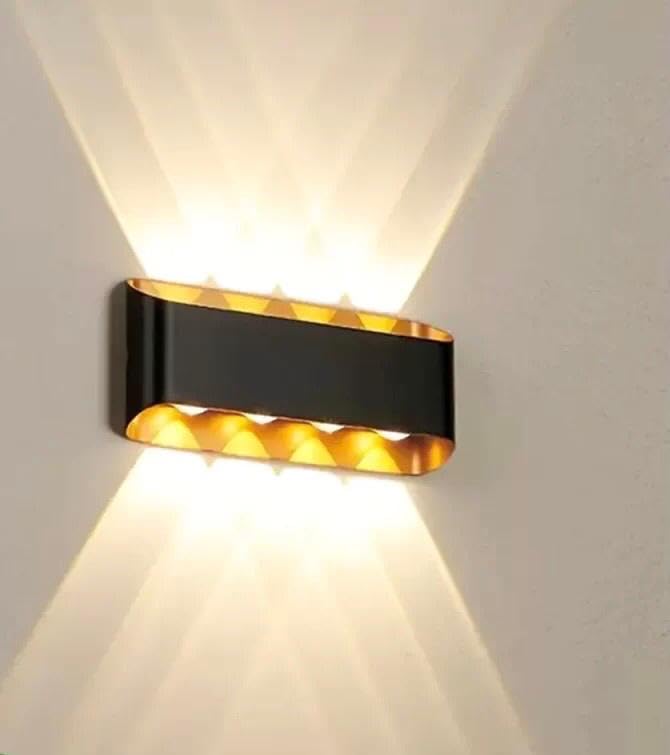 AHUJA INTERNATIONAL Wall Light Waterproof Home Decoration – Up Down Wall Lamp | IP65 Outdoor Fancy Wall Lights for Balcony,Gate,Elevation,Garden, Decorative Wall Mount Light