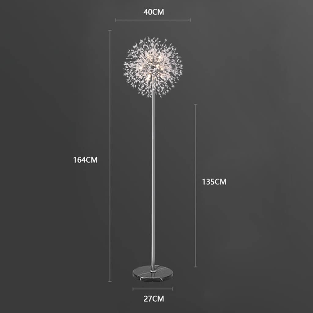 Ahuja International Floor Light Floor Lamp Creative Modern Crystal Standing Lamps Bedroom Floor Light for Home Bedside Study Tall Lighting Decoration Home Decoration