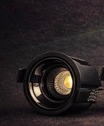 AHUJA INTERNATIONAL Ceiling Recessed Surface Round Down Cob Light 12 Watts, Energy Efficient Spot Focus Cob False Light  2-Year Warranty - 75 mm Cut Out, Warm White