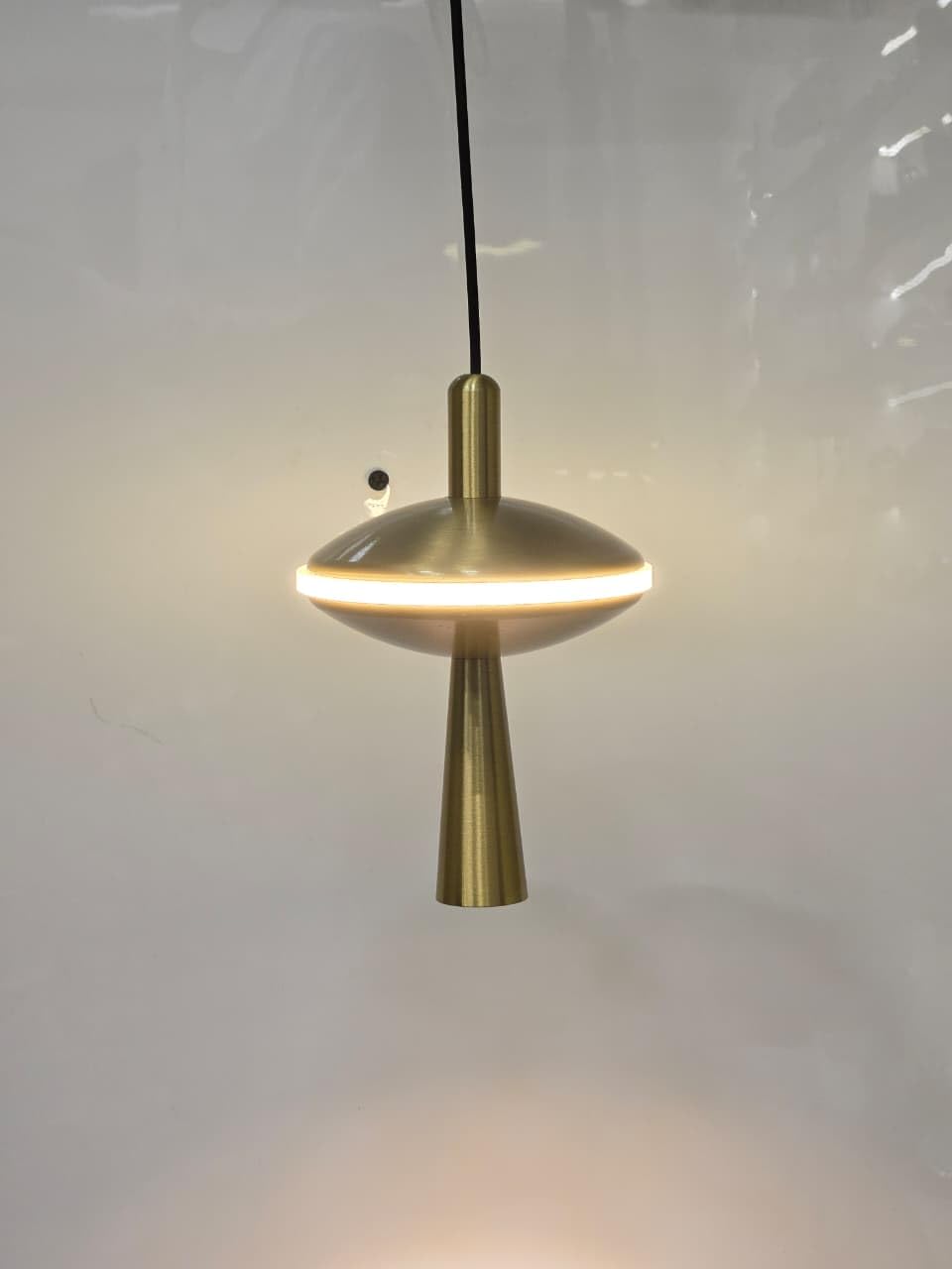 AHUJA INTERNATIONAL Hanging Light for Home Ceiling Pendant Light 8W with Hanging1-Light Long Pendant Lamp Ceiling Light - Warm White