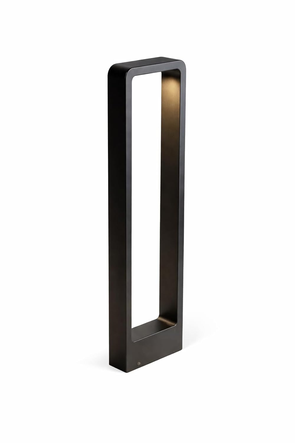 AHUJA INTERNATIONAL Modern Gate & Bollard 2ft Bollard Light IP65 Waterproof Garden Post Light, Rectangular  Lamp for Pathway, Lawn, Driveway, Entrance – Warm White 2-Year Warranty, 600 mm