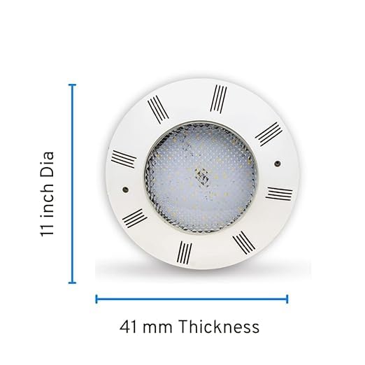 AHUJA INTERNATIONAL Swimming Pool Lights Plastic 12W Underwater Waterproof Wall Mounted Night Swimming Pool Bright White Light with Driver Pool Light
