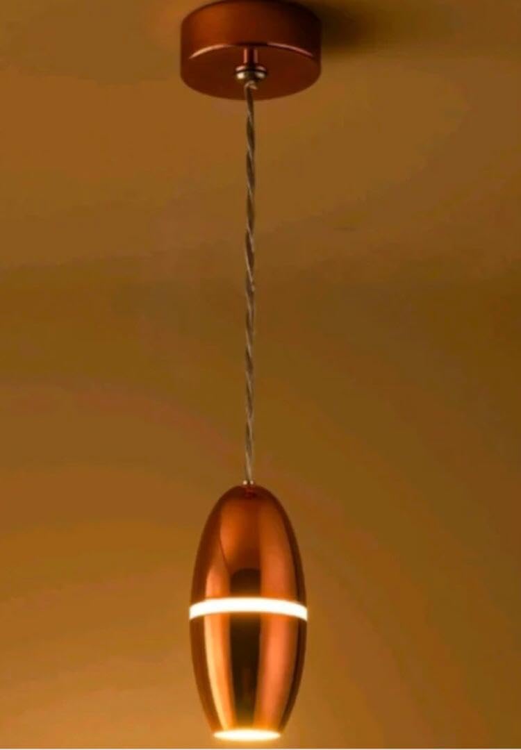 AHUJA INTERNATIONAL Modern Ceiling Pendant Hanging Lamp 10W with Pendant Hanging Light Decor for Bedrooms Hotels Indoor Decor Drop Bedside Lamp Warm White