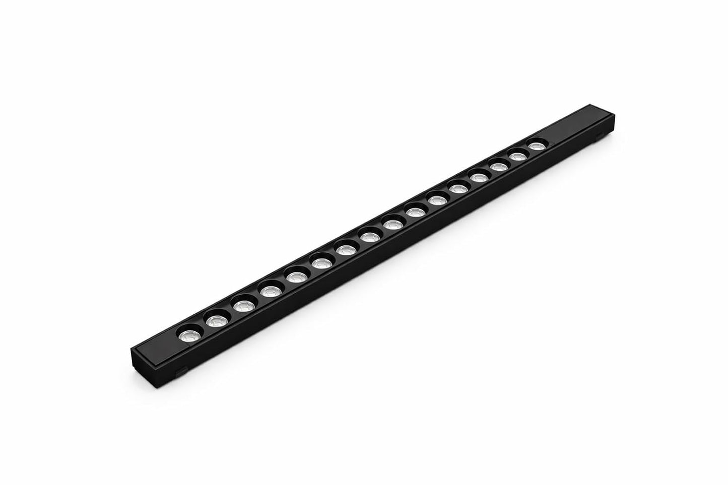 AHUJA INTERNATIONAL Cabinet Profile Light 12 Led Laser Blade Linear Black Body Black Reflector Spotlight for Indoor Lighting Aluminium Body Light