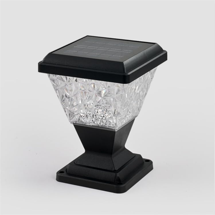 Ahuja International Solar Gate Pillar Lights 10W Decorative for Pillars, Balcony, Terrace, Outdoor Fence Deck Cap Garden Villa Yard Pillar Lighting IP65 Waterproof Light