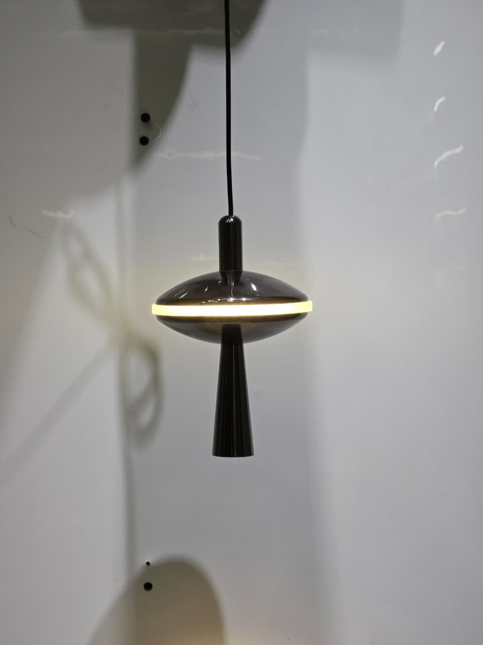 AHUJA INTERNATIONAL Hanging Light for Home Ceiling Pendant Light 8W with Hanging1-Light Long Pendant Lamp Ceiling Light - Warm White