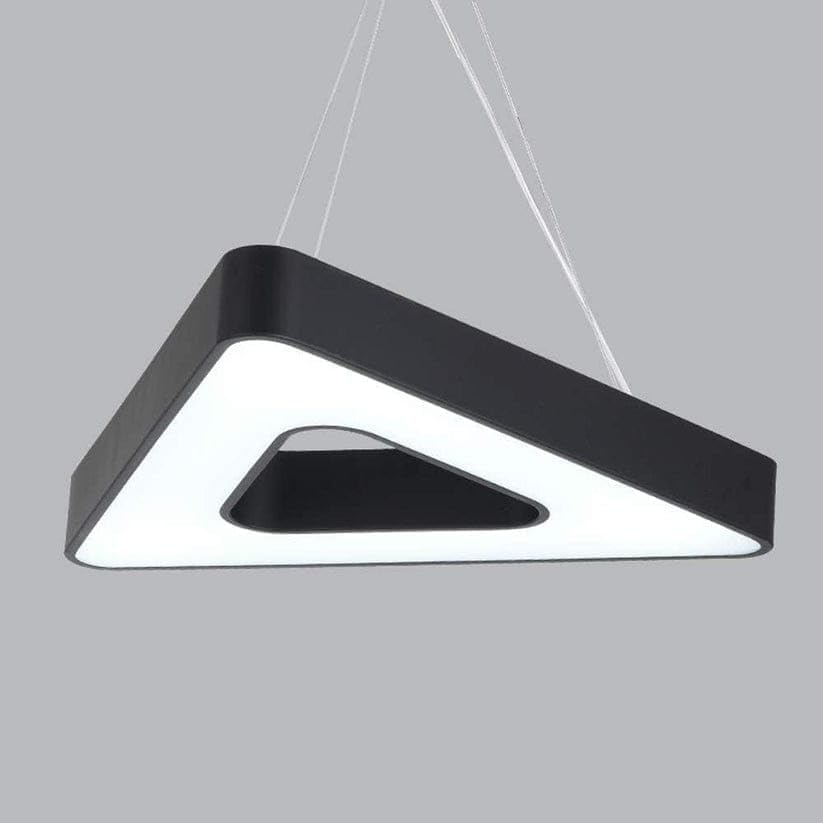 AHUJA INTERNATIONAL Modern Ceiling Chandelier Hanging Led Profile Pendant Light Fixture for Home Decor Office Light, Black Gym, 40 Watts 600 & 1200 MM Warm White, White, Natural White (3in1 color)