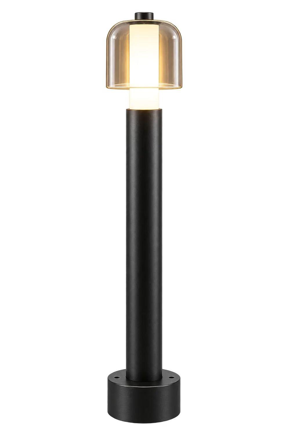 AHUJA INTERNATIONAL 12W Bollard Light 2 Feet Outdoor Garden Pathway Light Warm White Decorative Post Light for Lawn, Walkway, Driveway & Landscape IP65 Weather Resistant (2-Year Warranty)