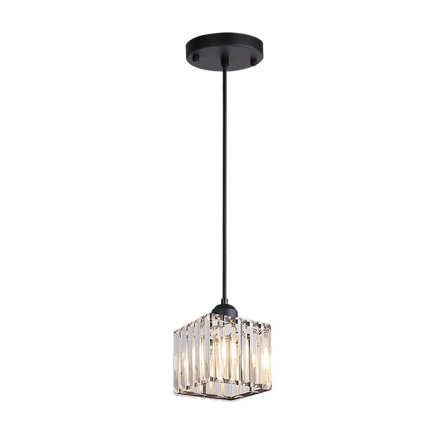 Ahuja International Mini Black Pendant Light Fixtures Ceiling,Hanging Pendant Lights,Modern Pendant Lighting for Kitchen Island,Dining Room Hanging Light Fixture over Table(E26 Base,60 Watt Max)