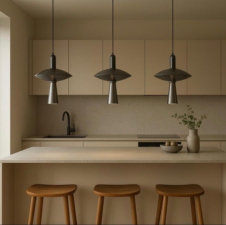 AHUJA INTERNATIONAL Hanging Light for Home Ceiling Pendant Light 8W with Hanging1-Light Long Pendant Lamp Ceiling Light - Warm White
