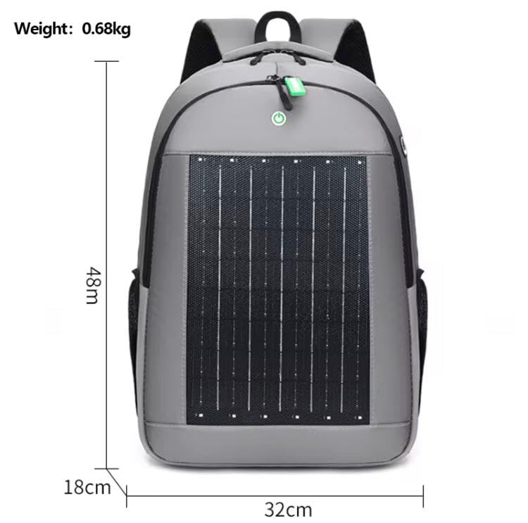 Ahuja International Solar Charging Backpack Waterproof, Weatherproof Travel Bag with USB Port for Hiking, Camping & Work Bag