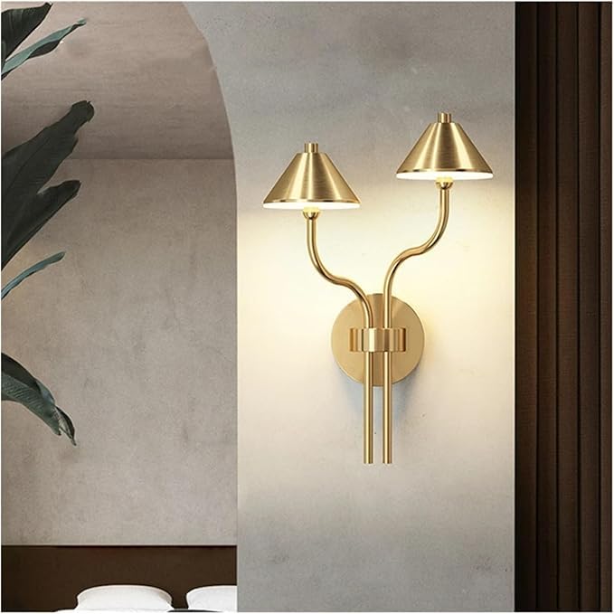 AHUJA INTERNATIONAL Modern Long Mushroom Umbrella Design Wall Lamp 12W Light Fixture for Living Room, Bedroom, Café & Home Décor Wall Lamp White,Warm & Natural White