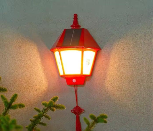 AHUJA INTERNATIONAL Solar Outdoor Wall Light, Waterproof Solar Light Motion Sensor for Patio, Garage, Garden, Back & Front Door. Solar Wall Light