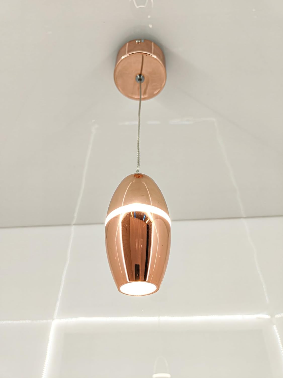 AHUJA INTERNATIONAL Modern Ceiling Pendant Hanging Lamp 10W with Pendant Hanging Light Decor for Bedrooms Hotels Indoor Decor Drop Bedside Lamp Warm White