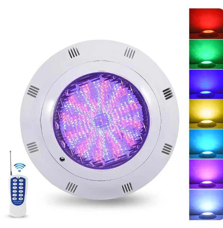 AHUJA INTERNATIONAL Swimming Pool Lights Plastic 12W Underwater Waterproof Wall Mounted Night Swimming Pool Bright White Light with Driver Pool Light