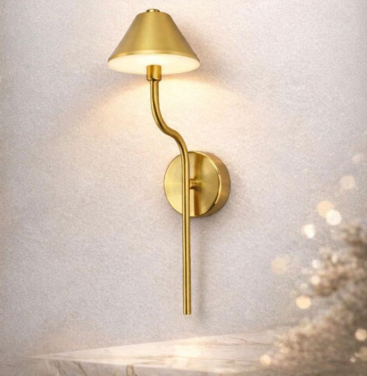 AHUJA INTERNATIONAL Modern Long Mushroom Umbrella Design Wall Lamp 12W Light Fixture for Living Room, Bedroom, Café & Home Décor Wall Lamp White,Warm & Natural White