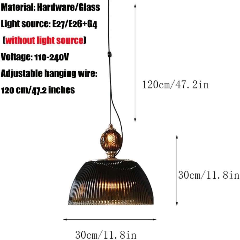 Creative Gradient Dark Green Ball Pendant Light Fixtures,Glass Art Ceiling Chandelier Lamp,Hanging Light Fixture of Bedroom Bedside Dining Room Living Room  INTERNATIONAL